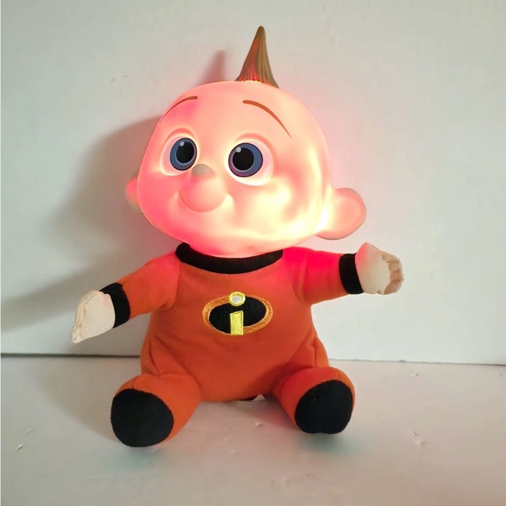 Disney Pixar Incredibles 2 Baby Jack Jack Talking Sound Light Up Works 2018 9.5"